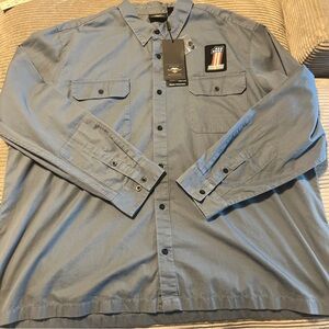 Harley-Davidson Men's Block Font Solid Mechanics Shirt 4XL Gray NWT